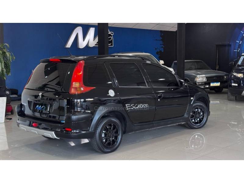 PEUGEOT - 206 - 2008/2008 - Preta - R$ 24.900,00